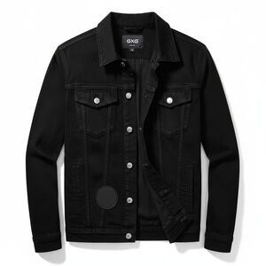 Men's Black Denim Jacket